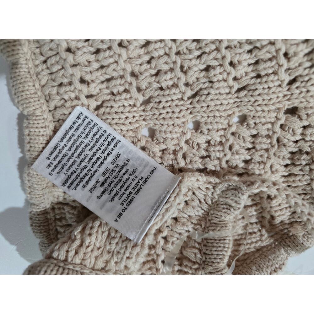Cotton On women's beige crochet top - size xs - Picture 5 of 7